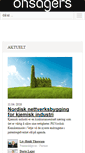 Mobile Screenshot of onsagers.no